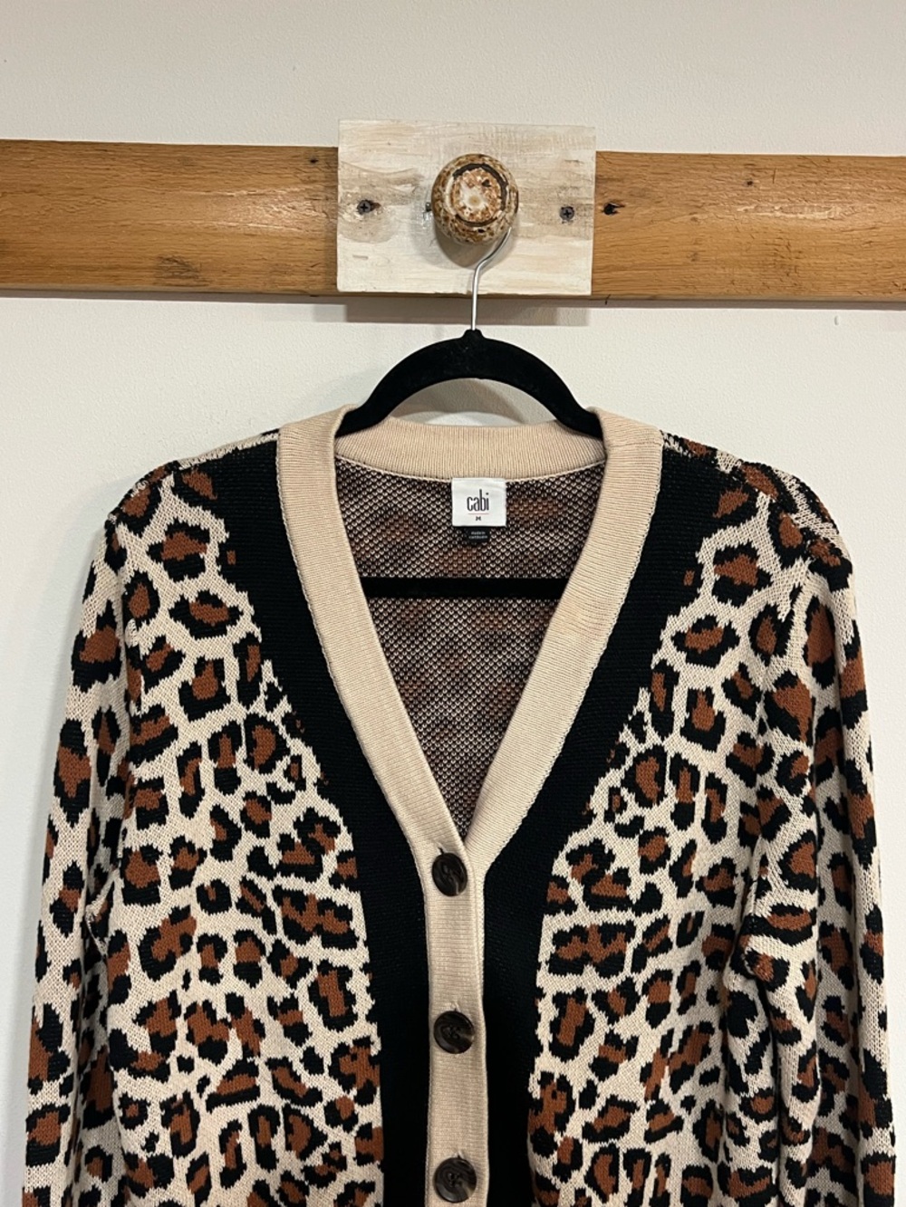 CAbi Style 4289 Nine Lives Leopard Cardigan Sweater - Picture 4 of 13